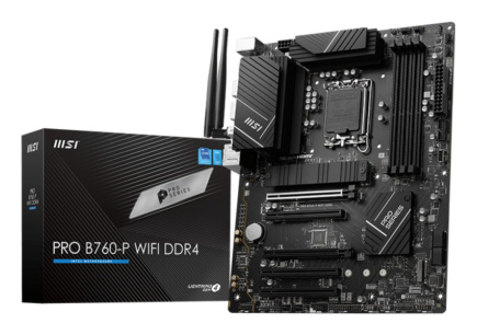 MSI PRO B760-P WIFI DDR4 Emaplaat LGA 1700 ATX