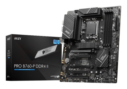 MSI PRO B760-P DDR4 II Motherboard Intel B760 LGA 1700 ATX