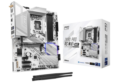 ASRock Z890 Pro RS WiFi White - Motherboard
