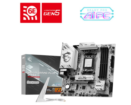 MSI B850M GAMING PLUS WIFI6E AMD B850 Socket AM5 micro ATX
