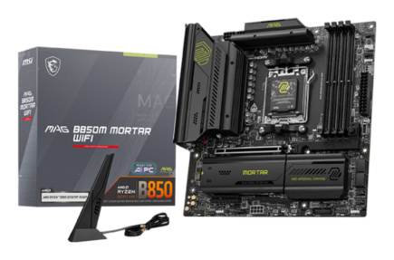 MSI MAG B850M MORTAR WIFI Motherboard AMD B850 Socket AM5 micro ATX