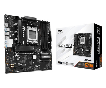 ASRock A620AM PRO-A AM5 4DDR5 HDMI M.2 mATX
