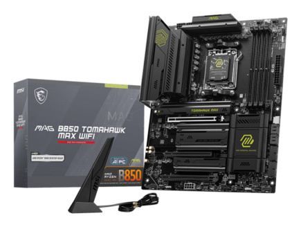 MSI MAG B850 TOMAHAWK MAX WIFI Emaplaat AMD B850 Socket AM5 ATX