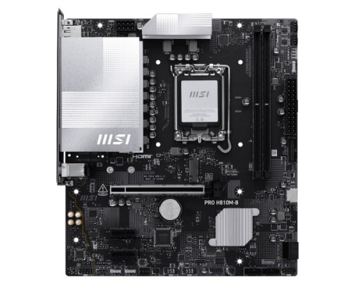 MSI PRO H810M-B Motherboard Intel H810 LGA 1851 (Socket V1) micro ATX