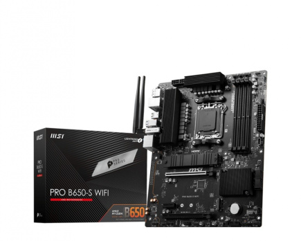 MSI Emaplaat PRO B650-S WIFI AM5 4DDR5 HDMI/DP ATX