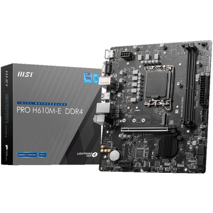 1700 MSI H610M-E PRO mATX D4