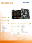 Gigabyte Motherboard B760M DS3H s1700 GEN5 4DDR5 HDMI/DP/DSUB mATX