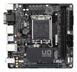 GIGABYTE H610I Emaplaat - Supports Intel Core 14th CPUs, 4+1+1 Hybrid Digital VRM, up to 5600MHz DDR5, 1xPCIe 3.0 M.2, GbE LAN, USB 3.2 Gen 1