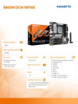 Gigabyte Motherboard B860M DS3H WIFI6E