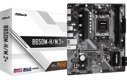 ASRock B650M-H/M.2+ Emaplaat