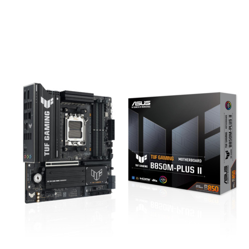 Mainboard|ASUS|AMD B850|SAM5|Micro-ATX|Memory DDR5|Memory slots 4|TUFGAMINGB850M-PLUSII