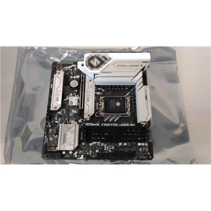 Taastatud. ASRock INTEL B760/4DDR5/4SATA3 | ASRock B760M Steel Legend WiFi | Processor family Intel | Processor socket LGA1700 | DDR5 DIMM | Memory slots 4 | Supported hard disk drive interfaces SATA3, 3 Hyper M.2 | Number of SATA connectors 4 | Chipset