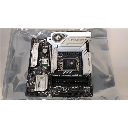 Taastatud. ASRock INTEL B760/4DDR5/4SATA3 | ASRock B760M Steel Legend WiFi | Processor family Intel | Processor socket LGA1700 | DDR5 DIMM | Memory slots 4 | Supported hard disk drive interfaces SATA3, 3 Hyper M.2 | Number of SATA connectors 4 | Chipset