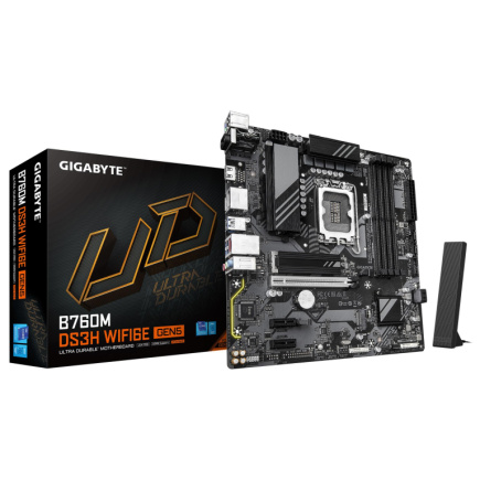 Mainboard|GIGABYTE|Intel B760 Express|LGA1700|Micro-ATX|Memory DDR5|Memory slots 4|B760MDS3HWF6EGEN5