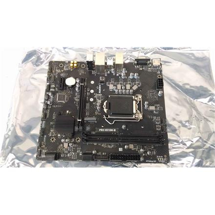 Taastatud. MSI PRO H510M-B | MSI PRO H510M-B | Processor family Intel | Processor socket LGA1200 | DDR4 DIMM | Memory slots 2 | Supported hard disk drive interfaces SATA, M.2 | Number of SATA connectors 4 | Chipset Intel H470 | mATX |  | MSI PRO H510M-B |