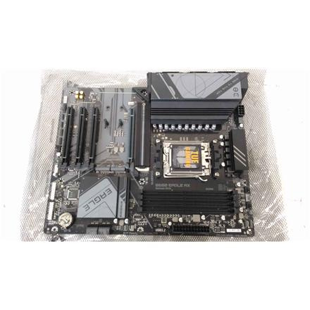 Taastatud. GIGABYTE B650 EAGLE AX | Gigabyte B650 EAGLE AX | Processor family AMD | Processor socket AM5 | DDR5 | Supported hard disk drive interfaces M.2, SATA | Number of SATA connectors 4 | USED, REFURBISHED, WITHOUT ACCESSORIES, ONLY BACKPANEL AND