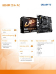 Gigabyte B550M DS3H AC R2 AM4 4DDR4 HDMI/DVI mATX