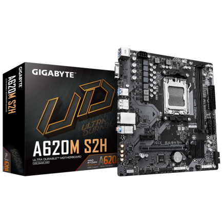 Mainboard|GIGABYTE|AMD A620|SAM5|Micro-ATX|Memory DDR5|Memory slots 2|A620MS2H2.0