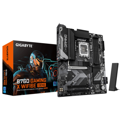 Mainboard|GIGABYTE|Intel B760 Express|LGA1700|ATX|Memory DDR5|B760GXWF6EGEN5