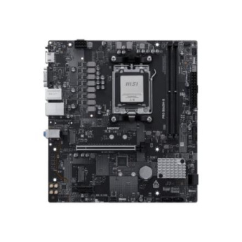 MSI PRO B840M-B | Processor family AMD | Processor socket AM5 | Supported hard disk drive interfaces SATA, M.2 | Number of SATA connectors 4