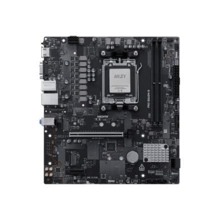 MSI PRO B840M-B | Processor family AMD | Processor socket AM5 | Supported hard disk drive interfaces SATA, M.2 | Number of SATA connectors 4