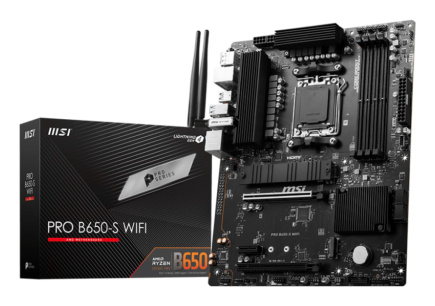 MSI PRO B650-S WIFI Motherboard AMD B650 Socket AM5 ATX