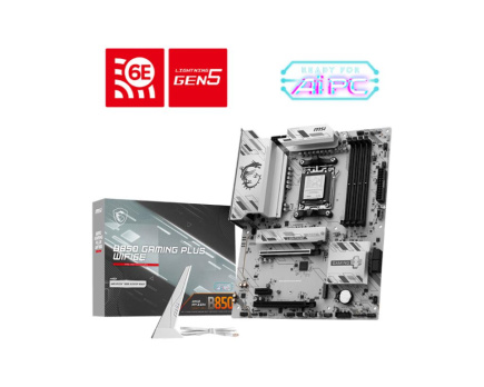 Mainboard|MSI|AMD B850|SAM5|ATX|Memory DDR5|Memory slots 4|B850GAMINGPLUSWIFI6E