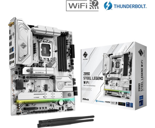 Mainboard|ASROCK|Intel Z890|LGA1851|ATX|Memory DDR5|Memory slots 4|Z890STEELLEGENDWIFI