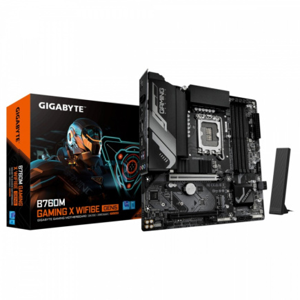 Gigabyte Emaplaat B760M GAMING X WIFI6E G EN5 S1700 4DDR5 mATX