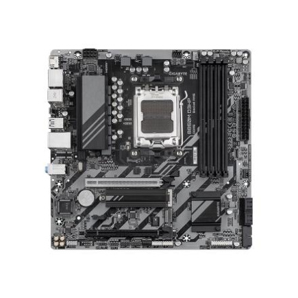 Gigabyte B850M D3HP | Processor family AMD | Processor socket AM5 | DDR5 | Supported hard disk drive interfaces M.2, SATA | Number of SATA connectors 4