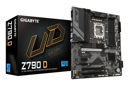 GIGABYTE Z790 D Emaplaat - Supports Intel Core 14th Gen CPUs, 12+1+１ Phases Digital VRM, up to 7600MHz DDR5 (OC), 3xPCIe 4.0 M.2, 2.5GbE LAN, USB 3.2 Gen 2