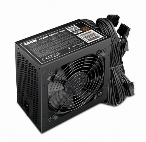 Gembird Power supply ATX 80+Bronze 600W aktywne PFC, 12cm fan