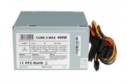 iBOX Power Supply 400 W CUBE II 12 CM FAN