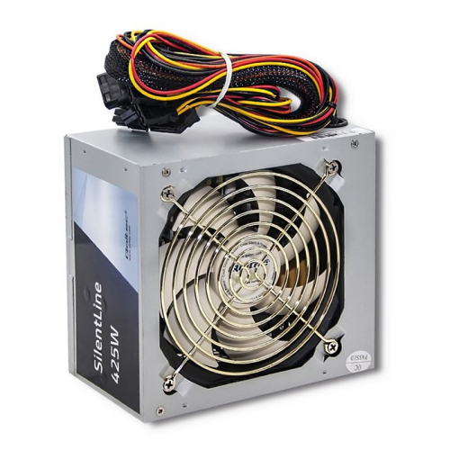 Qoltec Power Supply ATX SilentLine 425W (bulk)