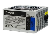 AKYGA Basic ATX Power Supply 400W  AK-B1-400 Fan 12cm P4 3xSATA