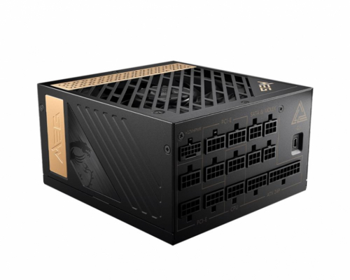 Power Supply|MSI|1300 Watts|Efficiency 80 PLUS PLATINIUM|PFC Active|MEGAI1300PPCIE5