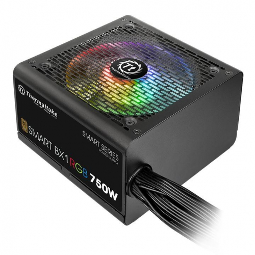 Thermaltake Power Supply Smart BX1 RGB 750W (80+ Bronze 230V EU, 4xPEG, 120mm, Single Rail)