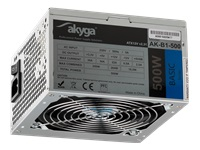 AKY AK-B1-500 Akyga Basic ATX Power Supply 500W AK-B1-500 Fan12cm P4 3xSATA PCI-E