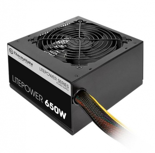 Thermaltake Litepower II Black 650W (Active PFC, 2xPEG, 120mm, Single Rail)