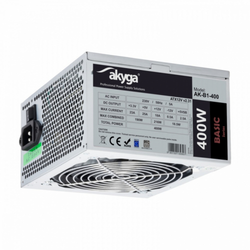 AKYGA AK-B1-400 ATX 400 POWER SUPPLY