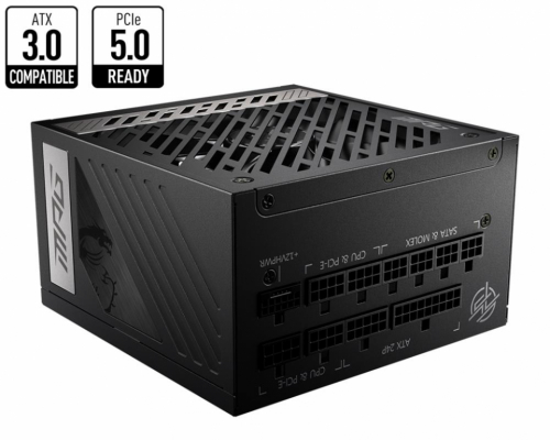 Power Supply|MSI|1000 Watts|Efficiency 80 PLUS GOLD|PFC Active|MPGA1000GPCIE5