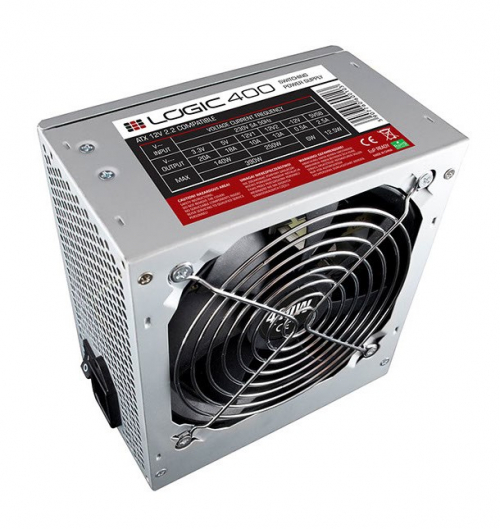 Logic 400 power supply unit 400 W 20+4 pin ATX ATX Stainless steel