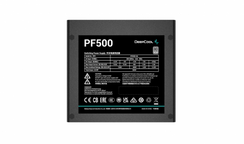 DeepCool PF500 power supply unit 500 W 20+4 pin ATX ATX Black