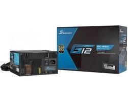 Seasonic G12 GC 80 PLUS Gold Power Supply - 850 Watt, black