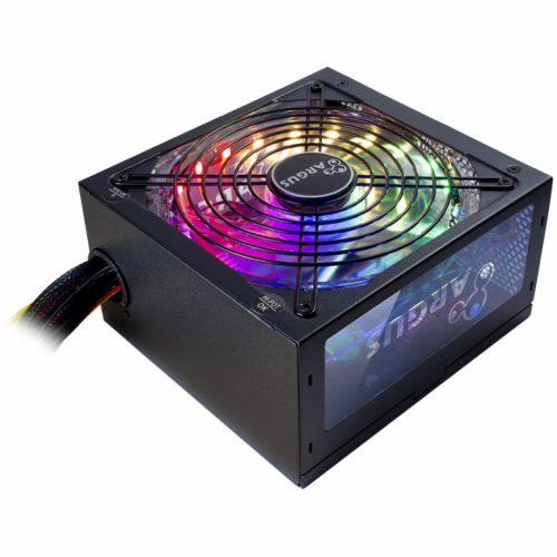 Power Supply INTER-TECH Argus RGB, 80PLUS Bronze, 700W, Retail, 1x140 Fan, 1x20+4Pin, 4+4Pin, 2xPCI-e 6+2Pin, 3x4Pin (Molex), 6xSATA, 1xFDD, rev 2.0