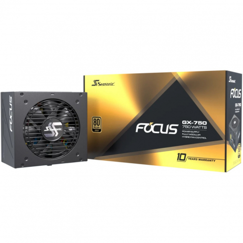 750W Seasonic FOCUS GX-750 ATX 3.1 80+ Gold