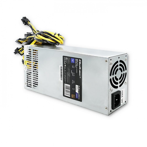 Qoltec 50177 PCI-E power supply Smart 1600W | 80 Plus Gold - Data mining