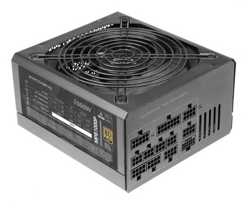 Mars Gaming MPB1000P power supply unit 1000 W 24-pin ATX ATX Black