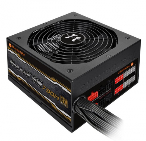 Thermaltake Smart SE 730W Modular (up to 87%, 4xPEG, 140mm, Single Rail)