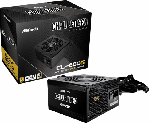 ASRock Power supply CL-650G 650W 80PLUS GOLD